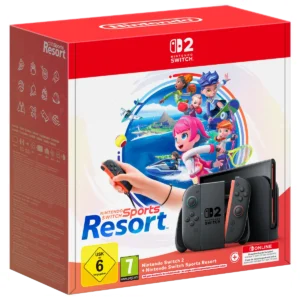 Nintendo Switch 2 + Nintendo Switch Sports Resort - packshot bundle con gioco digitale e 3 mesi Nintendo Switch Online