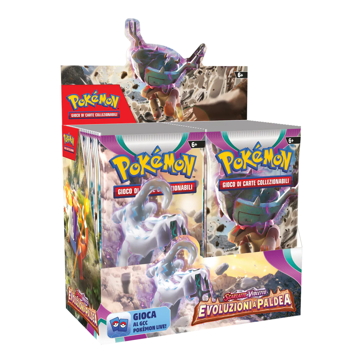Evoluzioni a Paldea Display 36 Buste Pokémon GCC italiano