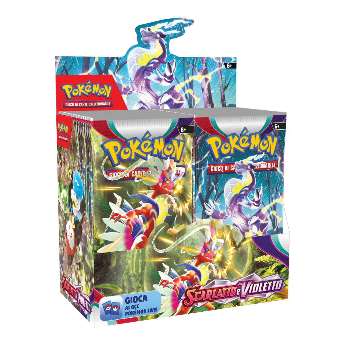 Scarlatto e Violetto Display 36 Buste Pokémon GCC italiano
