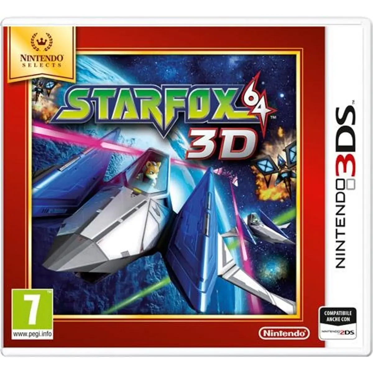 Star Fox 64 3D Nintendo 3DS — confezione del gioco