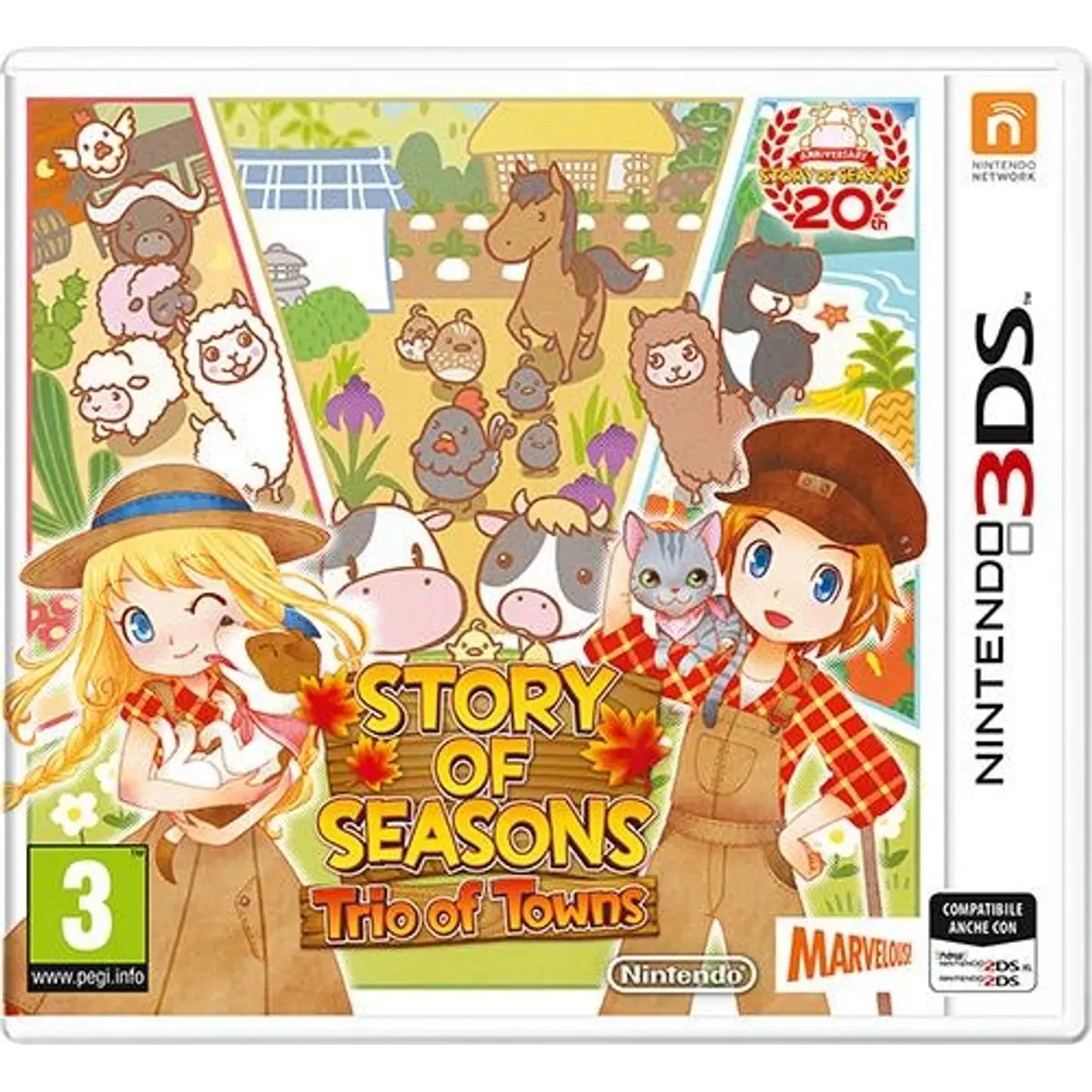 Story of Seasons Trio of Towns Nintendo 3DS — confezione del gioco