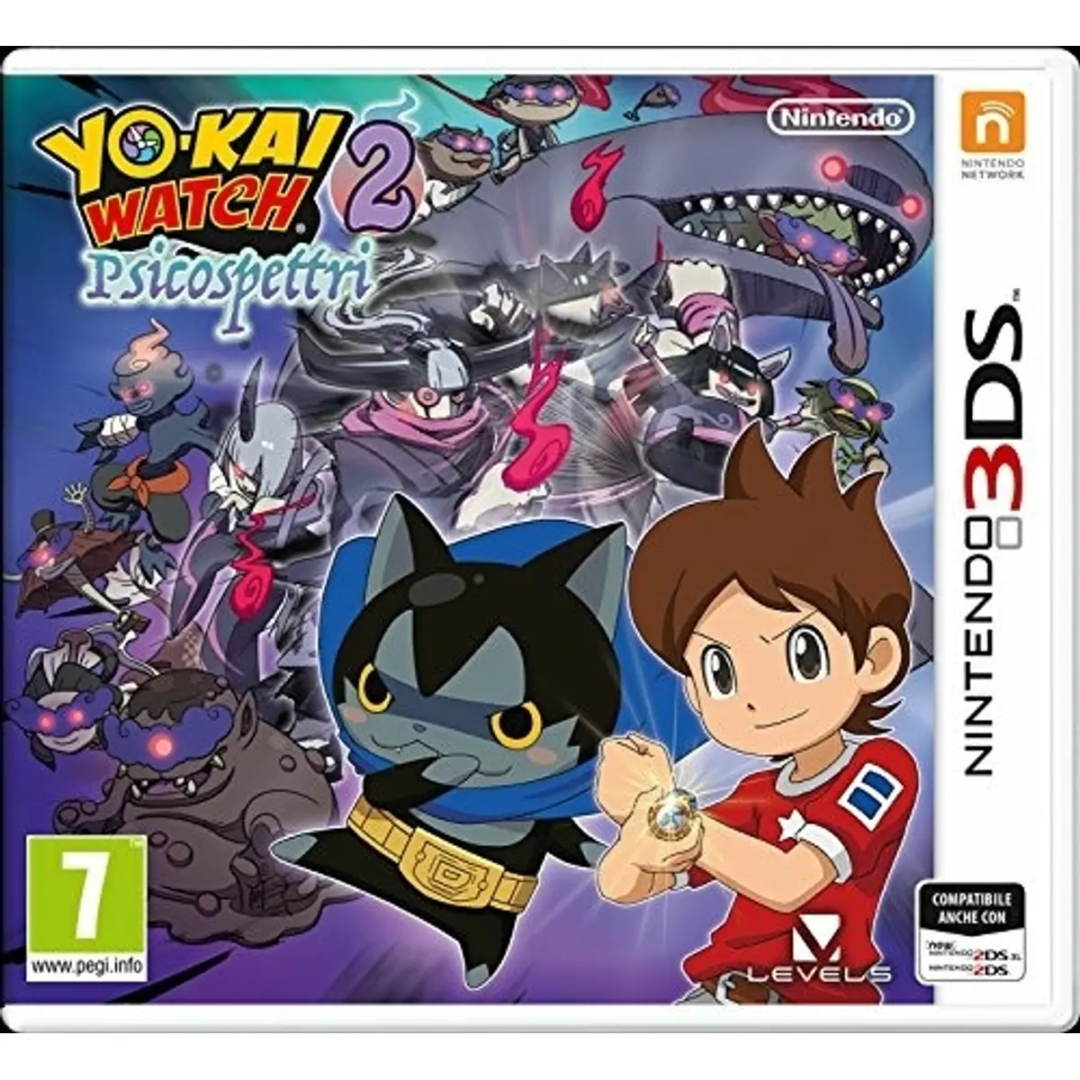 Yo-kai Watch 2 Psicospettri Nintendo 3DS — confezione del gioco