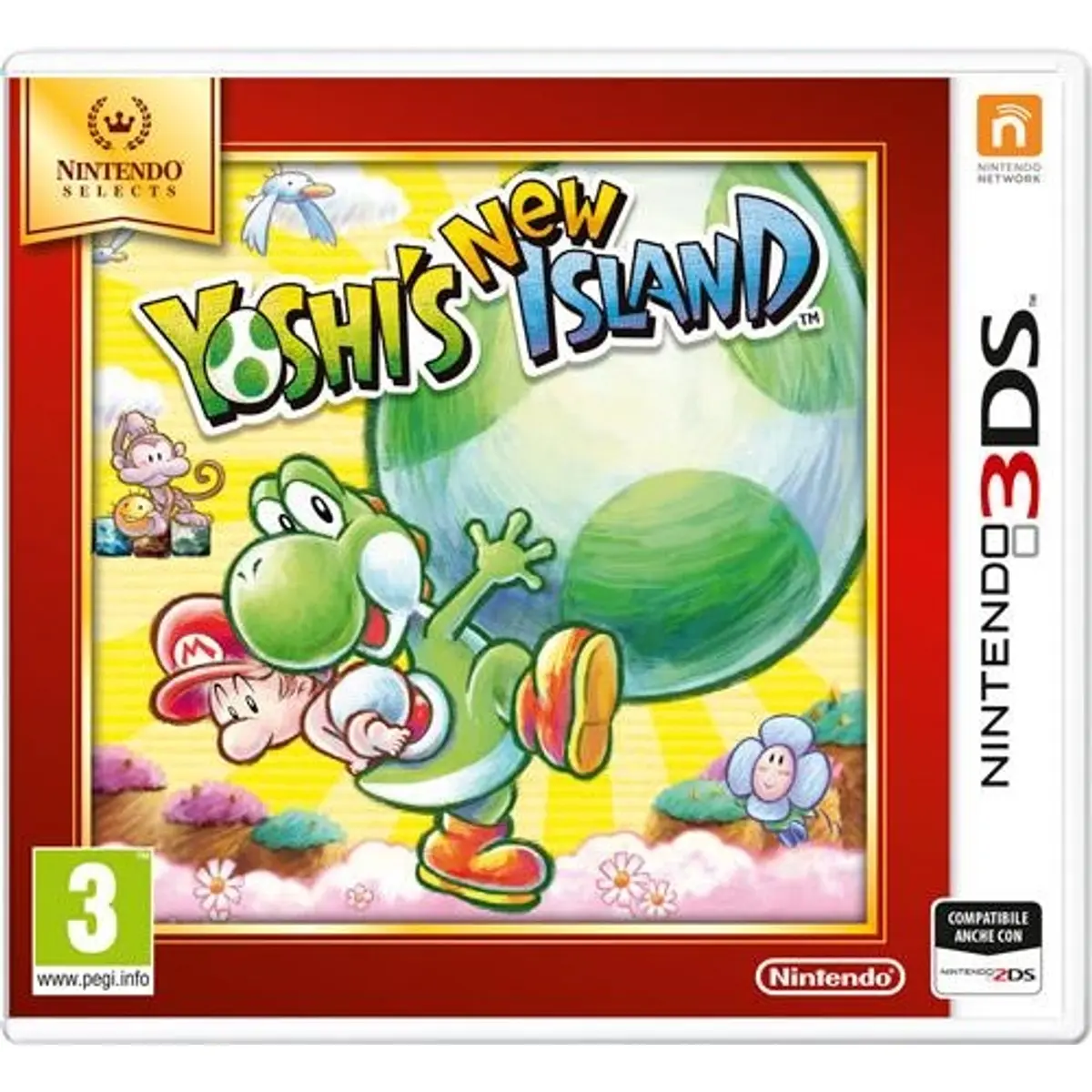 Yoshi's New Island Nintendo 3DS — confezione del gioco